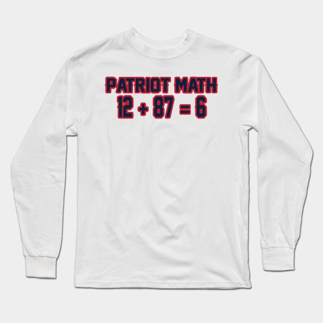 Patriot Math! Long Sleeve T-Shirt by pralonhitam